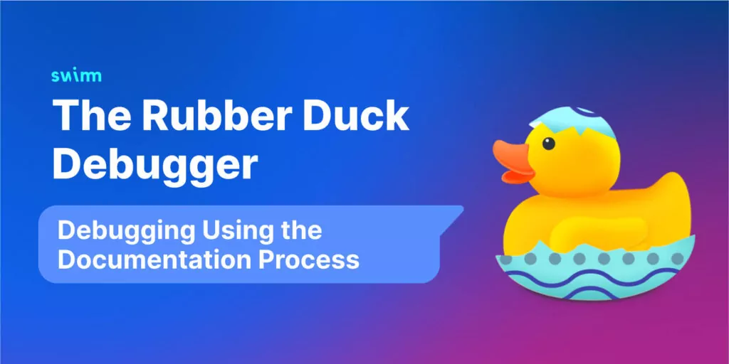 The rubber duck debugger: debugging using the documentation process cover image