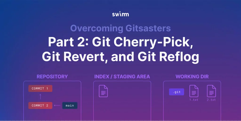Overcoming Git disasters (Gitsasters) Part 2: Git cherry-pick, Git revert, and Git reflog cover image