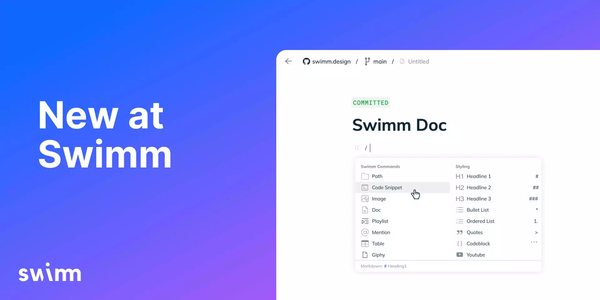 What’s new: Swimm features update cover image
