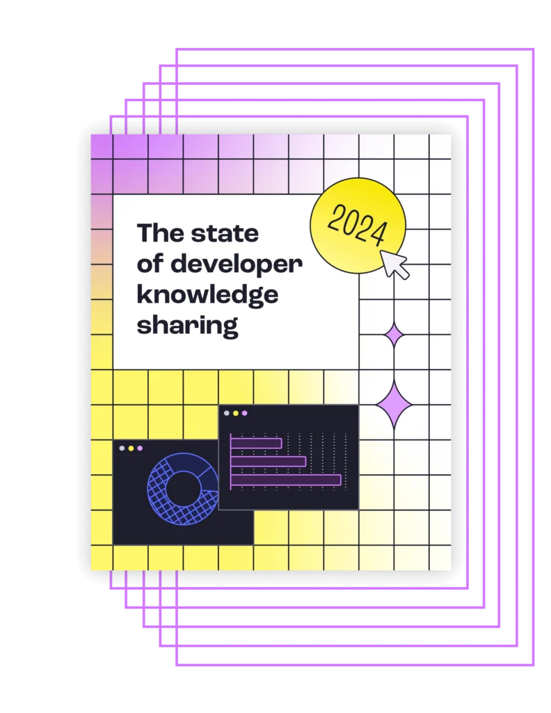 The state of developer knowledge sharing