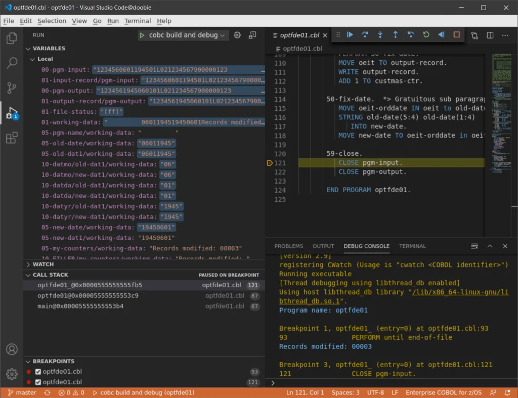 Visual Studio Code screenshot
